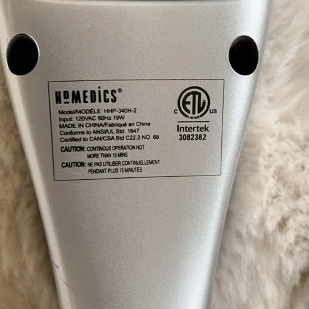 Homedics Heated Adjustable Massager HHP-340H-2‎ Compact Percussion Handheld